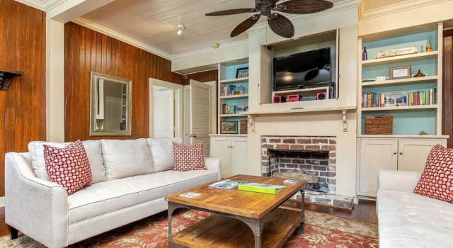 Hytte med udsigt over poolen Frogtown Cottage by Tybee Vacation Rentals