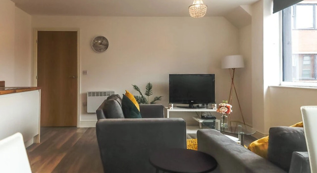 Immaculate 1-bed Apartment in Derby Centre, Varaa Huoneisto Asunnot kohteessa Merseyside, Huoneisto