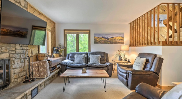 Walk to Ski Lift: Breckenridge Retreat w/ 2 Decks!, Забронировать Апартаменты/квартира Апартаменты Брекенридж, Апартаменты/квартира