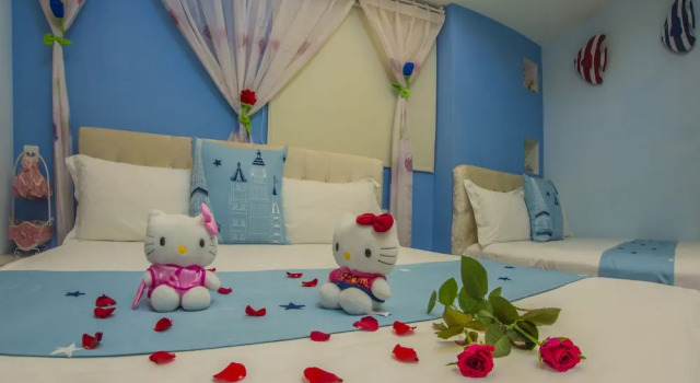 Четырёхместный номер Standard с балконом и с видом на море Greek Wonderland B&B