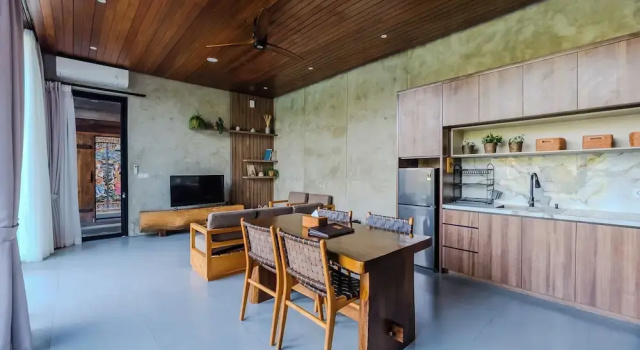 Вилла с 2 комнатами с балконом и с красивым видом из окна Lawangkala Resort Ubud