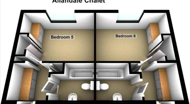 Двухместный номер Standard Allandale House