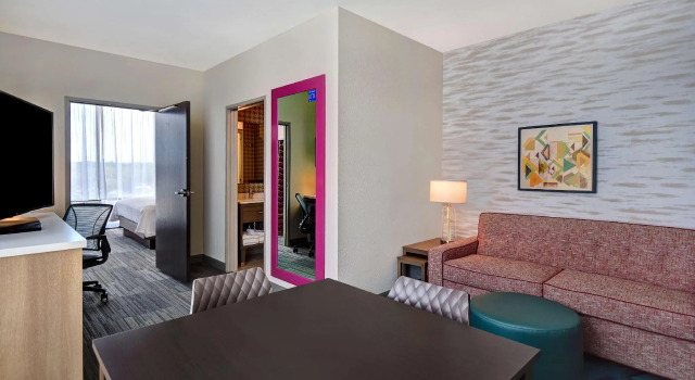 Двухместный люкс Home2 Suites By Hilton Kalamazoo Downtown, Mi