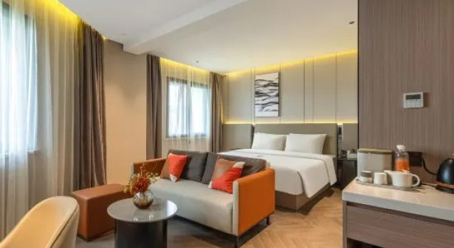 Люкс Atour Hotel Shanghai Wujiaochang West Yingao Road Station