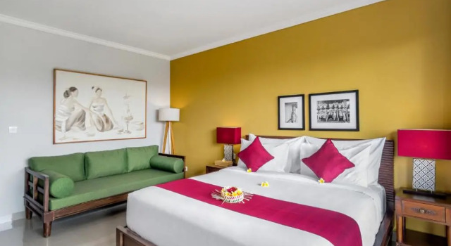 Двухместный номер Deluxe с балконом Bumi Muwa Ubud Katiklantang
