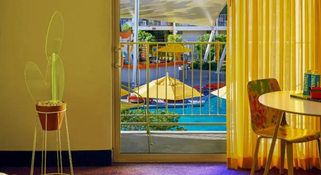 Двухместный номер Standard с балконом и с видом на бассейн The Saguaro Palm Springs