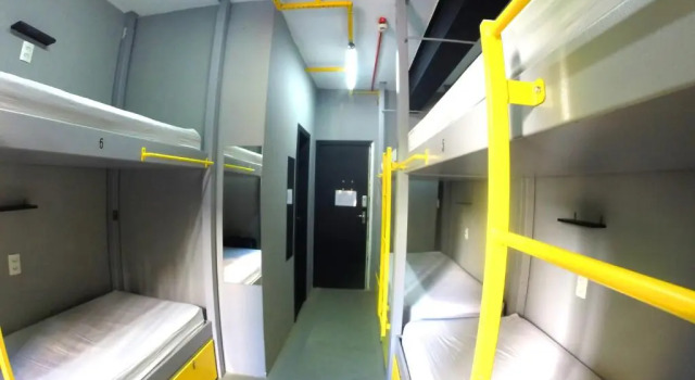 Кровать в общем номере I'm Hostel RJ