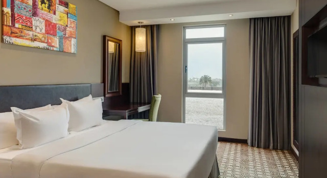 Standard Twin room with pool view Protea Hotel Owerri Select
