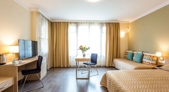 Номер Deluxe с балконом Geneva Hotel