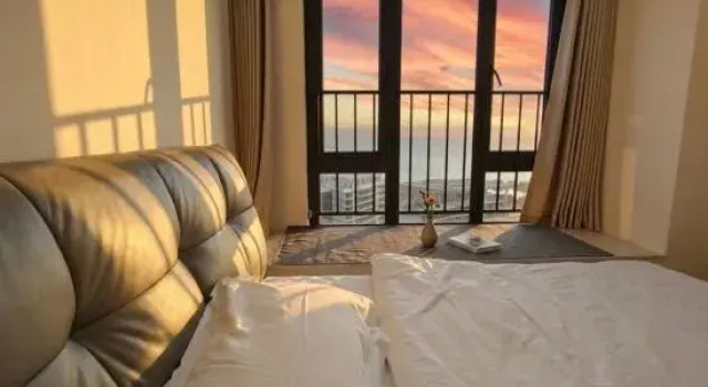 Люкс с 3 комнатами с видом на море Full sea view net red ins wind homestay (Nan'ao Branch)