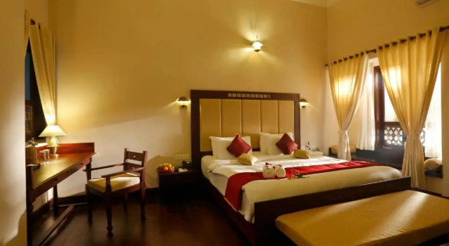 Двухместный люкс Premium с видом на бассейн Greenwoods Thekkady - A Five Star Classified Resort