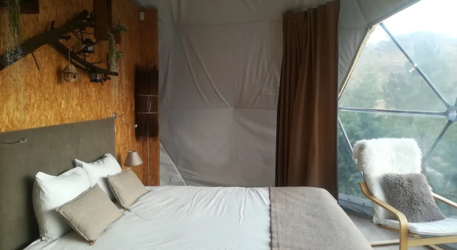 Тент с 2 комнатами с видом на горы Natura Glamping