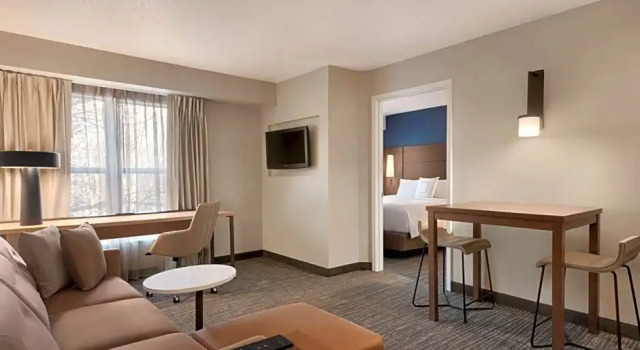 Двухместный люкс c 1 комнатой Residence Inn by Marriott West Springfield