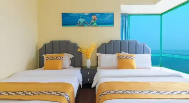 Люкс Deluxe Yangjiang Zhapo Bitaoyuan Xiaoluo Vacation Homestay