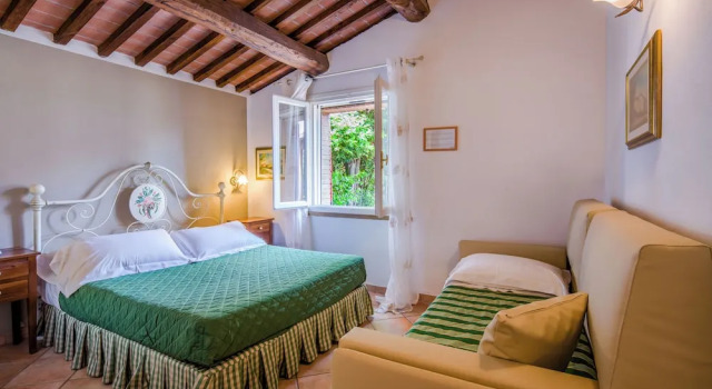 Кровать в общем номере San Francesco Country Resort