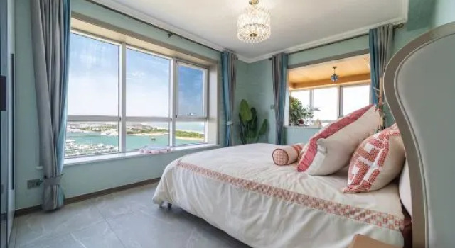 Люкс с 3 комнатами с красивым видом из окна Yunhai Classic Seascape Apartment