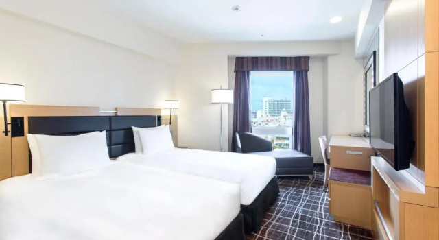 Guest Twin room DoubleTree by Hilton Naha