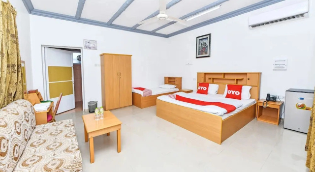 Четырёхместный семейный номер Standard OYO 138 Gulf Sand Motel