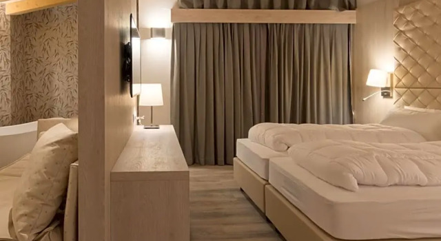 Люкс с видом на горы Hotel Rosengarten