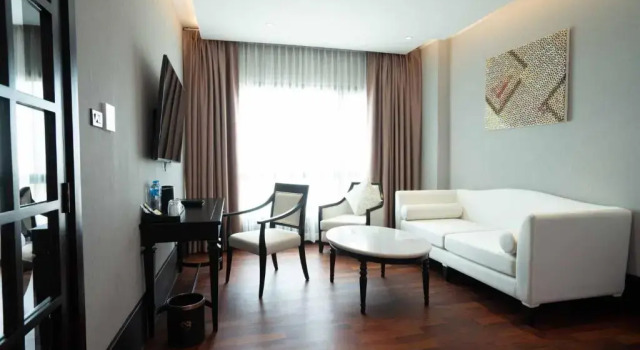 Tweepersoonsjunior suite uitzicht op de stad Mintra Hotel