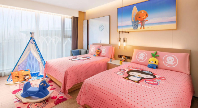 Standaard Vierpersoons Familie kamer Suining Marriott Hotel