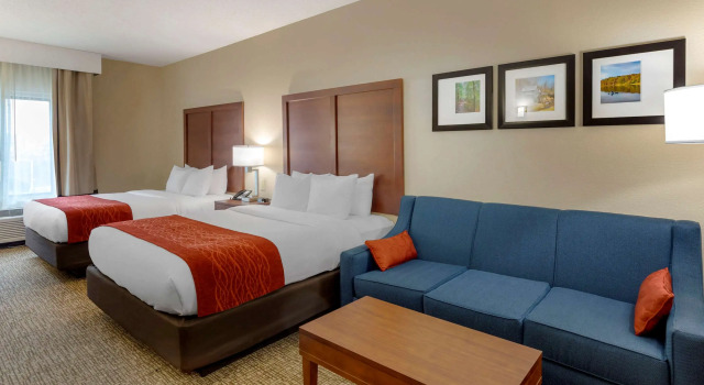 Четырёхместный люкс Comfort Inn & Suites Canton Riverstone Area