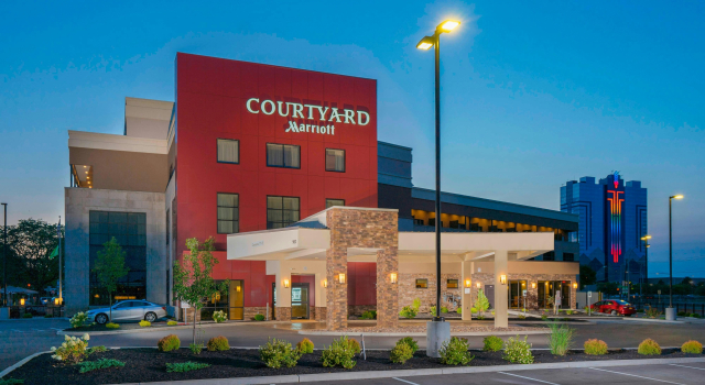 Courtyard by Marriott Niagara Falls, USA, Забронировать Отель Отели Ниагара Фолс 3 звезды, рядом с Old Falls Street, 3*