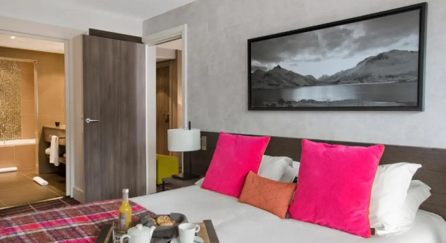 Полулюкс с видом на горы Hotel Le Savoy