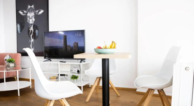 Апартаменты Helles Apartment mit tollem Blick über Augsburg