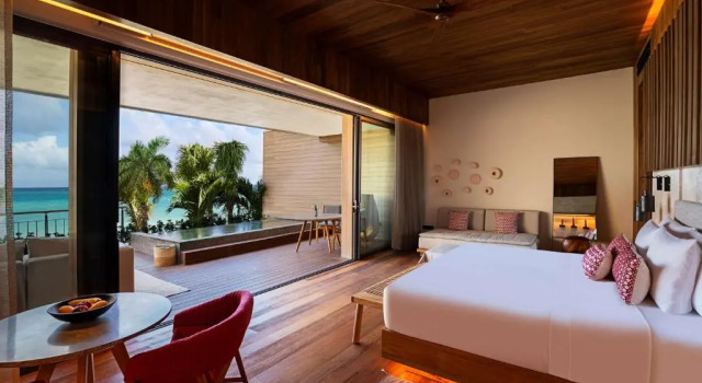 Pool Suite Oceanfront Veranda Banyan Tree Mayakoba