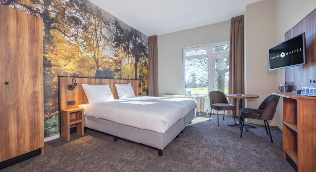 Двухместный номер Comfort с видом на сад Fletcher Hotel-Restaurant Paasberg