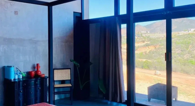 Двухместный номер Standard с балконом и с видом на горы Casa Marron Valle de Guadalupe
