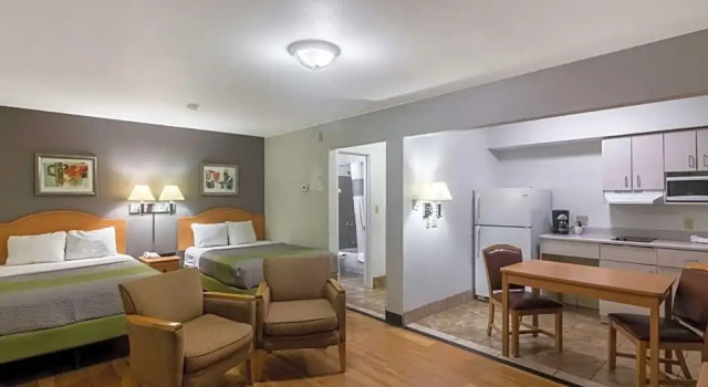 Номер Deluxe Blue Bonnet Suites Extended Stay Lubbock, Texas