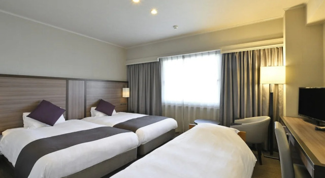 Трёхместный номер Standard Takamatsu Kokusai Hotel