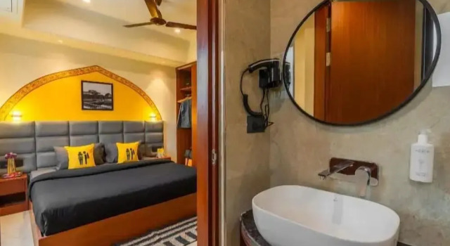 Двухместный номер Deluxe с видом на город The Hosteller Agra, Tajganj