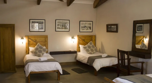 Трёхместный номер Comfort c 1 комнатой с видом на сад Aan Die Oewer Guest House