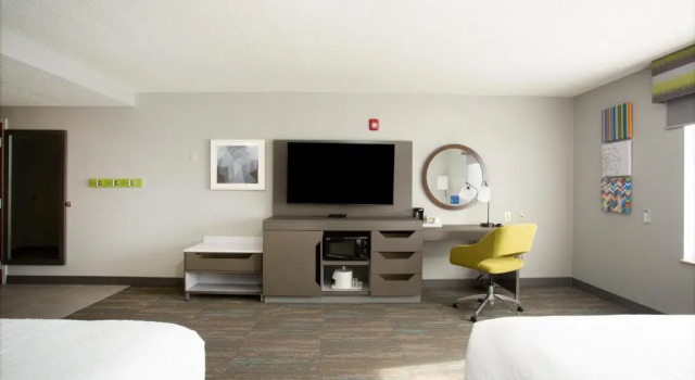 Четырёхместный номер Standard с видом на горы Hampton Inn Elkins