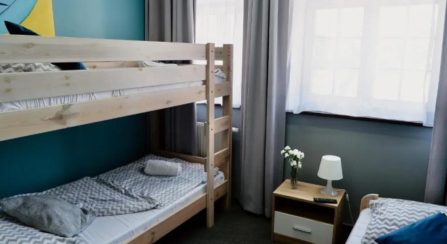 Dreier Zimmer Moon Hostel Gdańsk