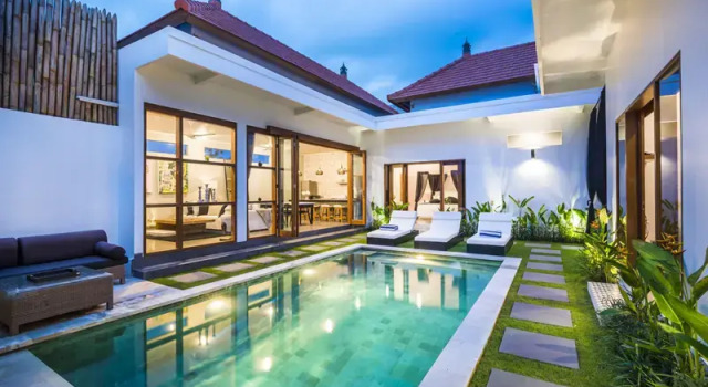 The Mandarin Villa, Rezervovat Vila Chaty v Bali, Chalupa