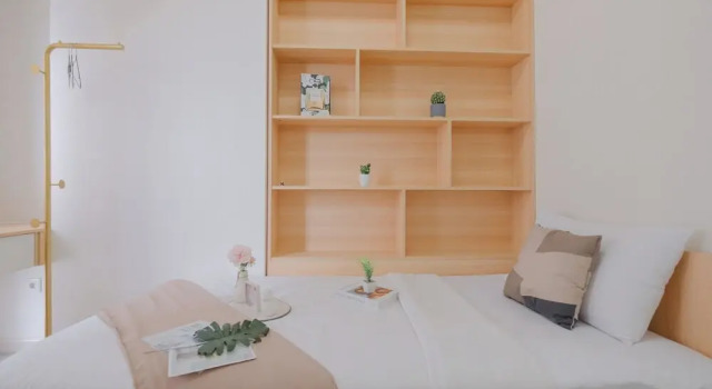 Restful And Minimalist Studio Room Tokyo Riverside Pik 2 Apartment, Book Apartment Jakarta Jakarta Province