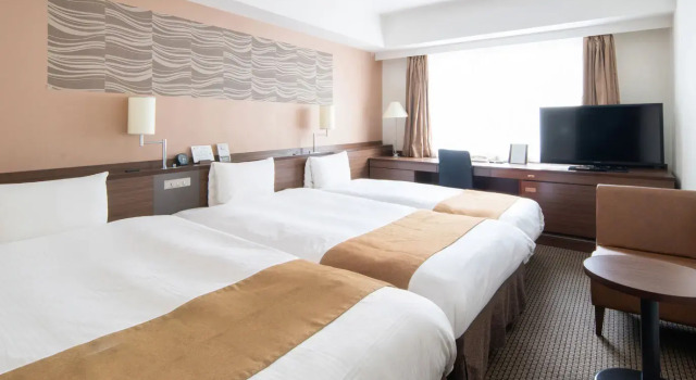 Трёхместный номер Standard Vessel Inn Sapporo Nakajima Park