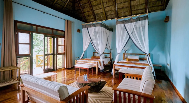Двухместный номер Standard c 1 комнатой с балконом и с видом на парк Buffalo Safari Lodge