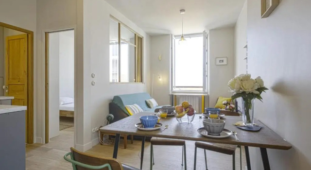 Апартаменты Charming 1br flat with sea view at the heart of Biarritz - Welkeys