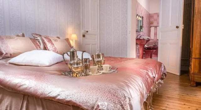 Семейный номер Standard с видом на сад Le Château des Tourelles en Vendée