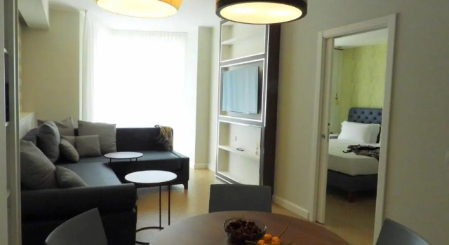 Апартаменты c 1 комнатой с частичным видом на море BeSUITE Apartments