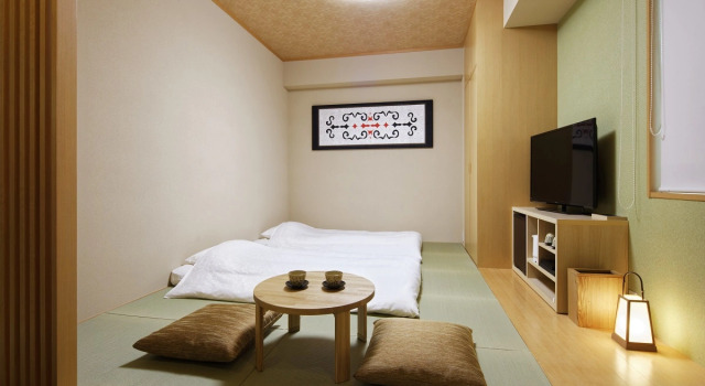 Номер семейный Japanese karaksa hotel Sapporo
