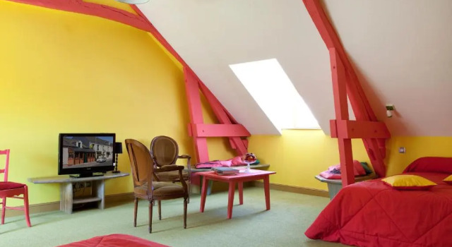 Номер Premium Logis hôtel Ô en Couleur