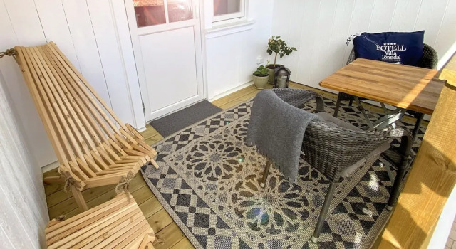 Двухместный номер Premium с балконом и с видом на море Skaftö Hotell Villa Lönndal, Grundsund