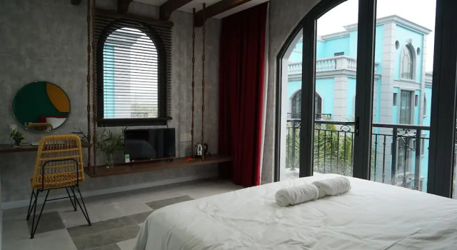 Двухместный номер Standard с балконом Stork Phu Quoc Homestay - Hostel