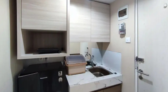 Apartment 1 Schlafzimmer Comfortable And Modern 1Br Without Living Room At Amartha View Apartment